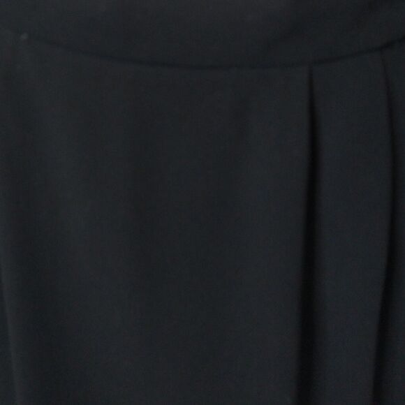 VTG Julian Wilder 2 Pc Black Skirt Suit Women's 10 Beaded Collar Crystal Button - Picture 11 of 13